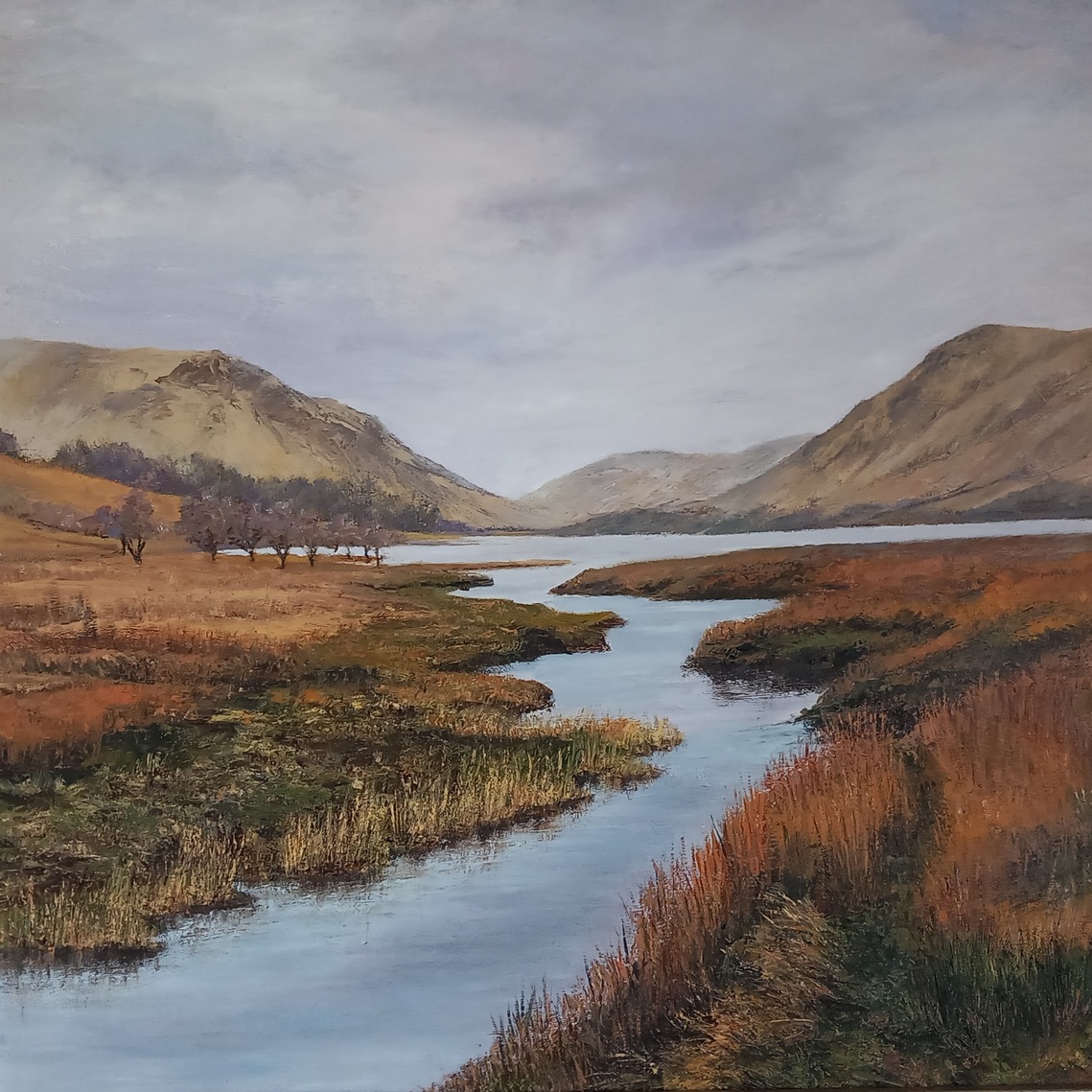 Buttermere, Oil Framed, 69cm x 69cm, £450