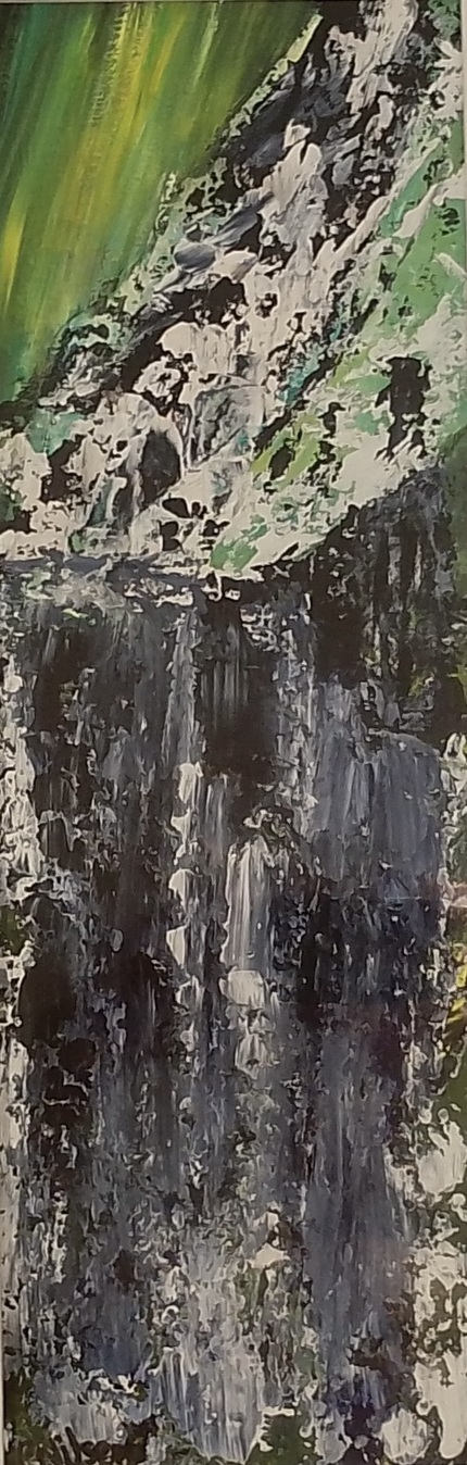 Frozen Fall, Acrylic Framed, H70cm x W34cm, £60