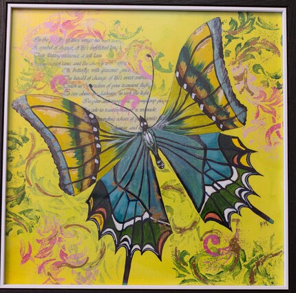 GildedGlamour, Mixed Media, Framed, 325mm x 325mm, £65