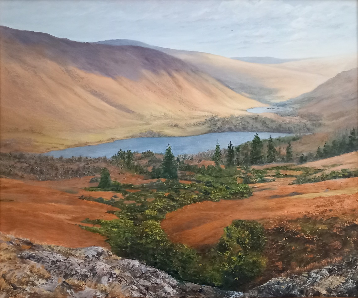 Grasmere and Rydal, Oil Framed, H52cm x W72cm, £450