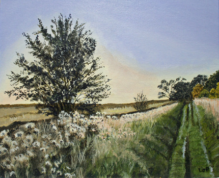 July Afternoon (Stanley Plantation Walk), Acrylic Framed, W35cm x H30cm, £85