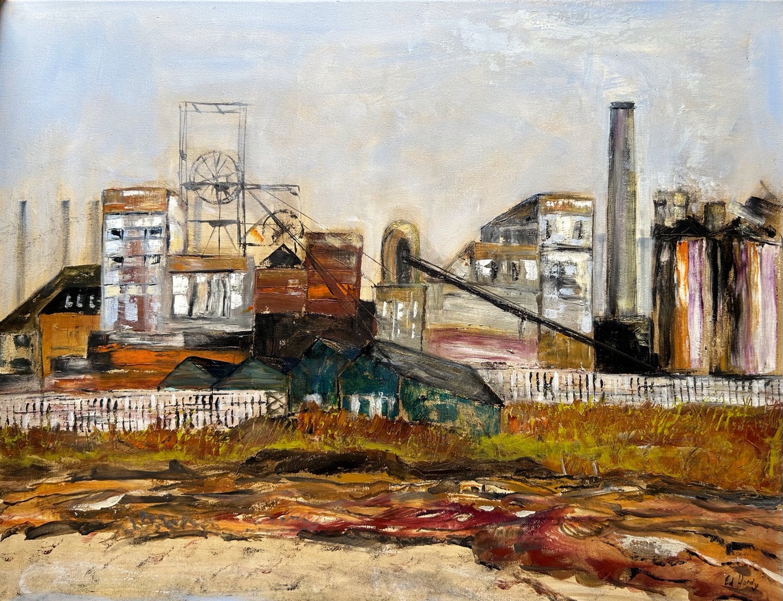 Lynemouth, Acrylic Canvas Unframed, H78cm x W60cm, £180