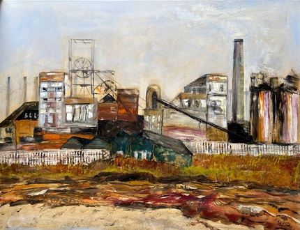 Lynemouth, Acrylic Canvas Unframed, H78cm x W60cm, £180