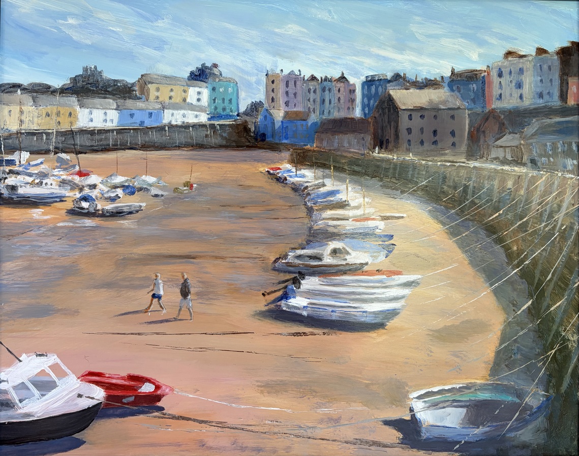 Off to the boat, Acrylic Framed, H50cm x W60cm, £225