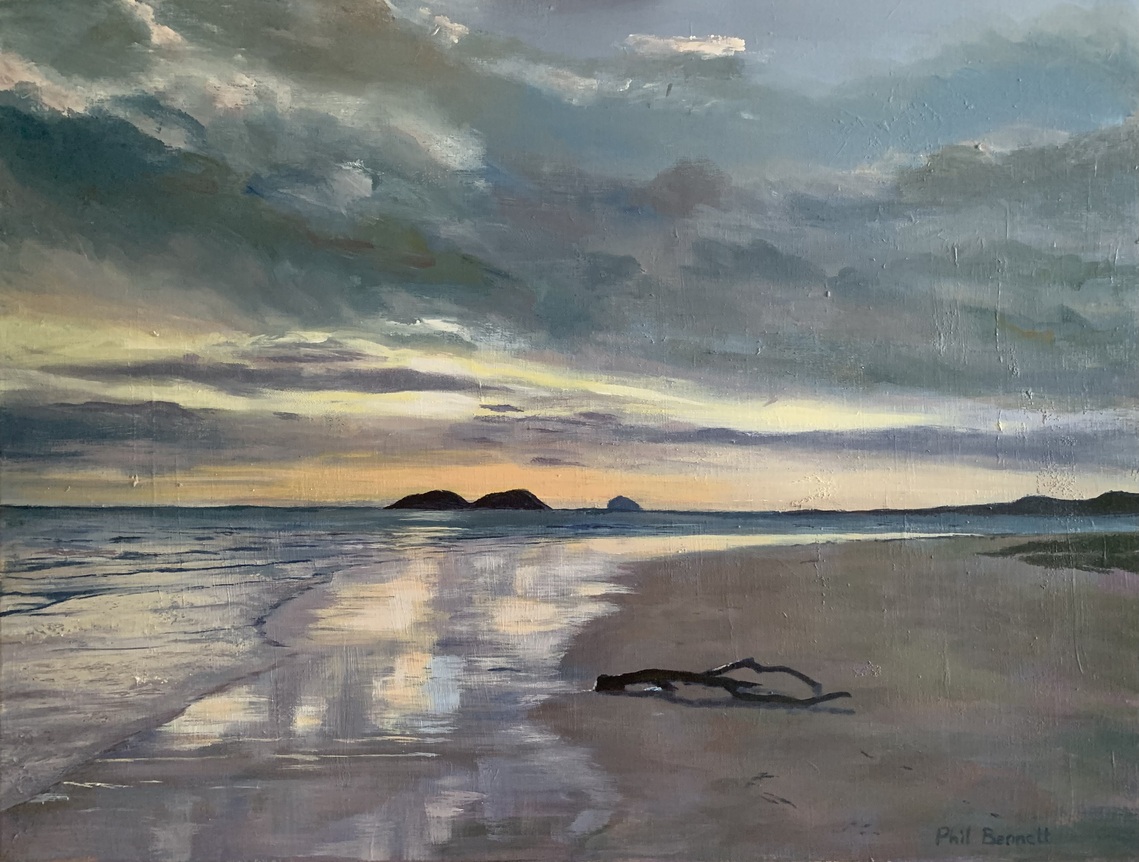 Sunrise (Broad Sands), Acrylic Framed, H71cm x W91cm, £250