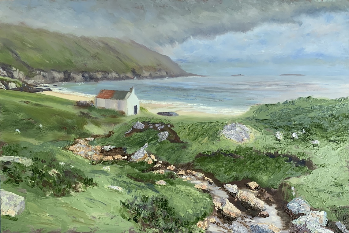 Wild Atlantic Way, Oil Framed, H51cm x W71cm, £295